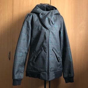 Women’s Oakley fleece lined plaid jacket Medium